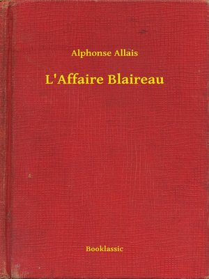cover image of L'Affaire Blaireau